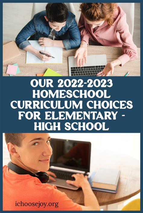 Our 2022-2023 Homeschool Curriculum Choices for Elementary through High ...