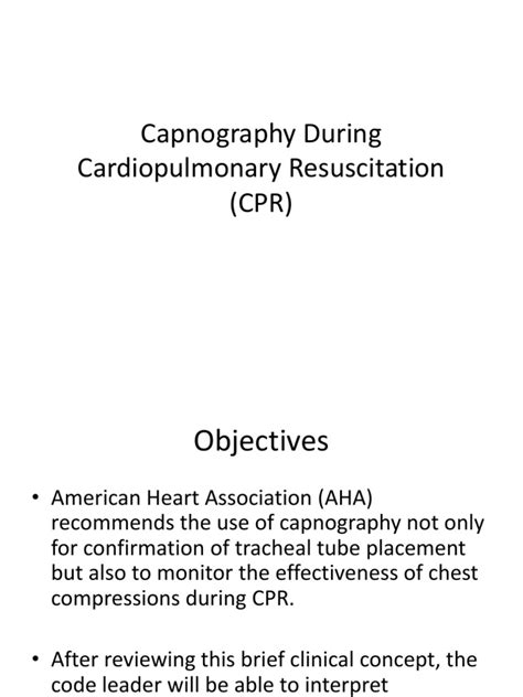 Capnography During CPR | Cardiopulmonary Resuscitation | Pulmonology