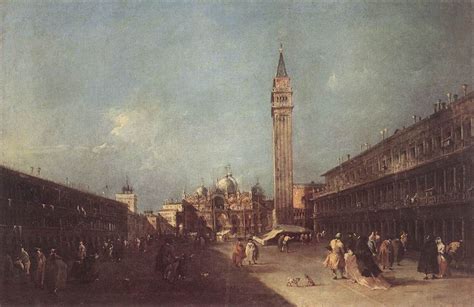 Piazza San Marco, 1760 - Francesco Guardi - WikiArt.org