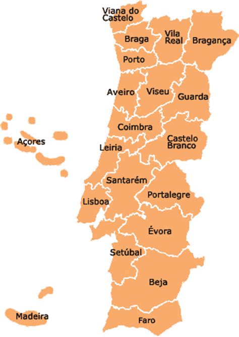 Map of Portugal (source: Google Images) (color figure available online ...