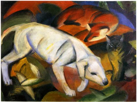 Franz marc, Animal paintings, Franz marc paintings