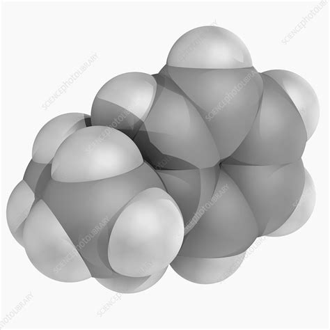 Cumene molecule - Stock Image - F004/6971 - Science Photo Library