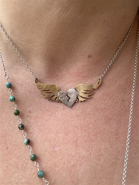 Winged Broken Heart Necklace • So Beautifully Broken