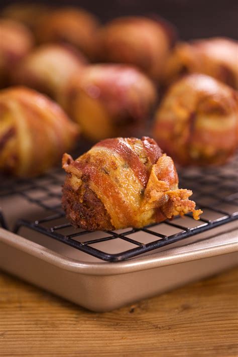 Irresistible Bacon-Wrapped Deep-Fried Leftover Stuffing