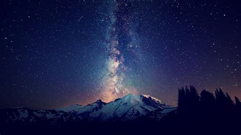 milky way galaxy | from milky way galaxy over mountains wallpaper milky ...