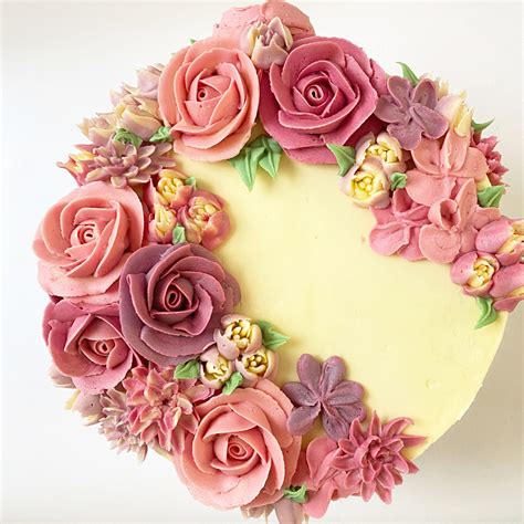 Floral Cascade Cake - Heaven is a Cupcake - St Albans