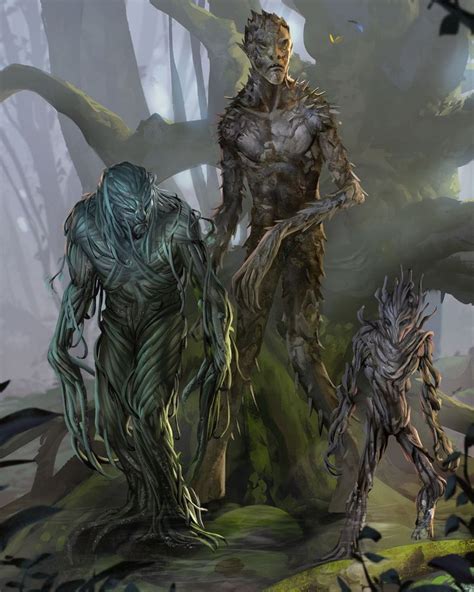 Hommes plantes | Fantasy monster, Forest creatures, Fantasy creatures