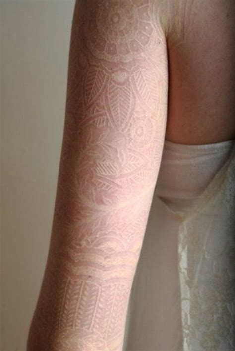 60+ Ideas for White Ink Tattoos | Art and Design | Lace tattoo, White ...