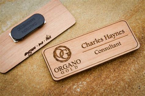 Custom Name Badges With Logo - Rey-has-Branch