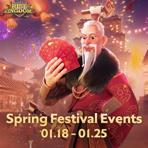 Rise of Kingdoms on Twitter: "🥳The Spring Festival Events have landed ...