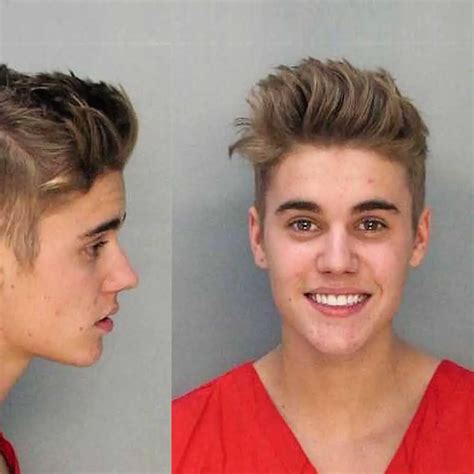 Mugshots of the Rich and Famous: Justin Bieber