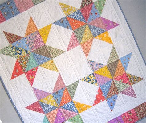 SCRAPPY STAR Quilt From Quilts by Elena 1930s Reproduction Fabrics Wall ...