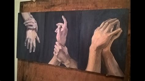 Time-Lapse: Painting Hands (Oil on Canvas) - YouTube