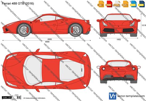 Templates - Cars - Ferrari - Ferrari 488 GTB