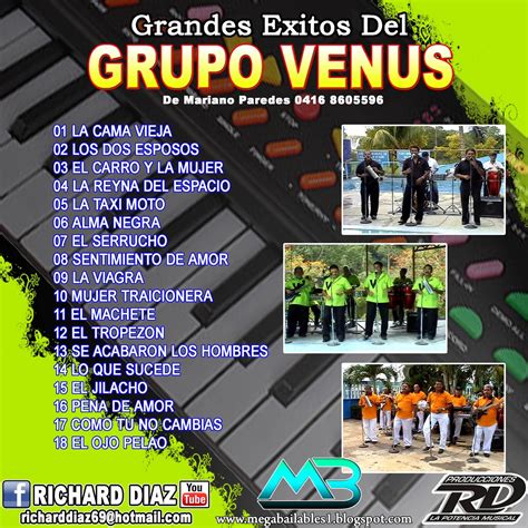 MEGA BAILABLES: GRUPO VENUS GRANDES EXITOS