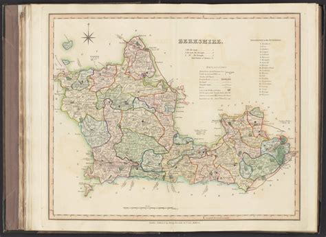 Berkshire, England (1832) | Old maps, Map, Vintage world maps