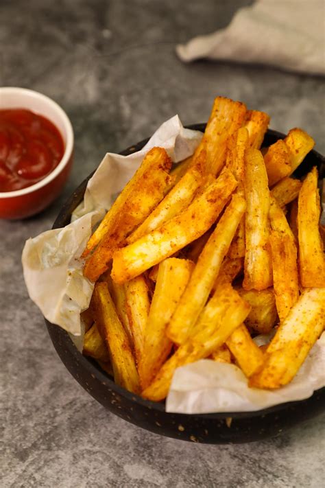 Baked Yuca Fries - Healthier Steps