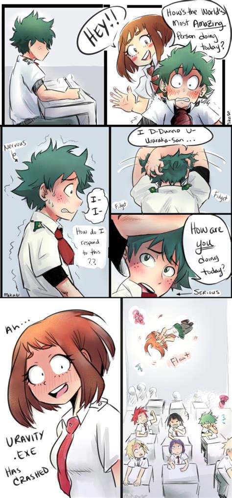 Deku Has 2 HP, Ochako Has 1 HP | My Hero Academia | Image hilarante ...