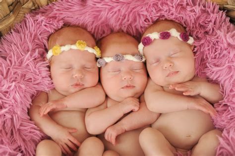 Baby Identical Triplet Girls | Images and Photos finder