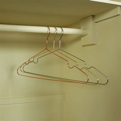 Set of Three Metal Coat Hangers