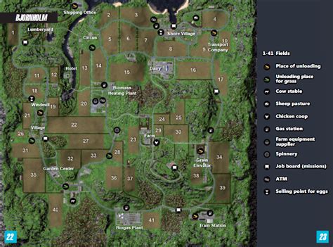 Image - Bjornholm Map.png | Farming Simulator Wiki | FANDOM powered by ...