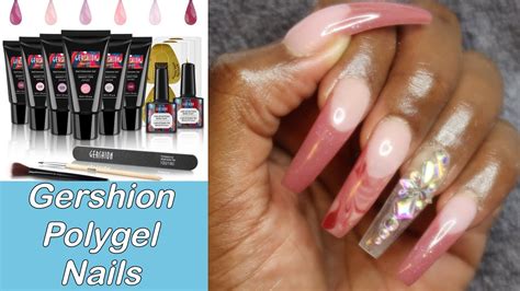 How To Do Nail art, Acrylic nails Trying a New Polygel Kit From ...