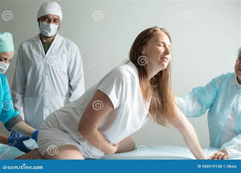 Child Birth Process, Helping Personal during Labour Stock Photo - Image ...