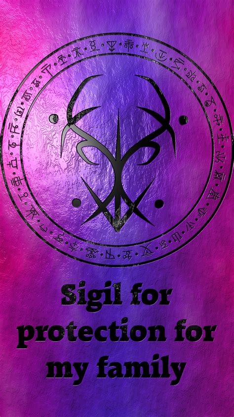 Sigil for protection for my family Requested by anonymous Witchcraft ...