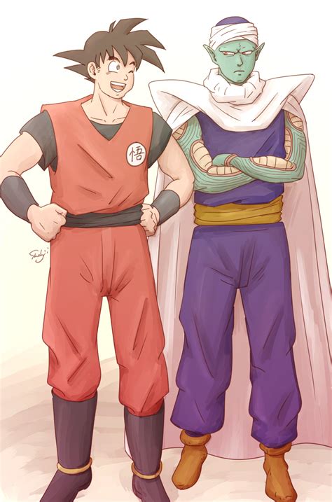 Goku and Piccolo by J-666 on DeviantArt