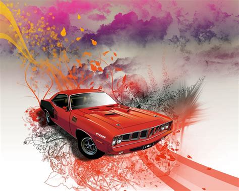 Muscle Car Art Paint Wallpapers - Top Free Muscle Car Art Paint ...