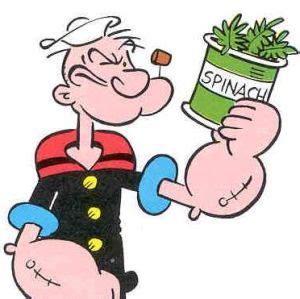 Watching Health Today: Eat Spinach, Grow Muscles, Be Strong Like Popeye