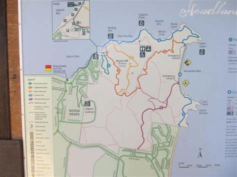 Noosa National Park Map | Color 2018