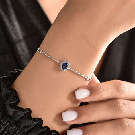 1.09 ct Sapphire Diamond Bracelet - 3000552886 / ZEN Diamond - US