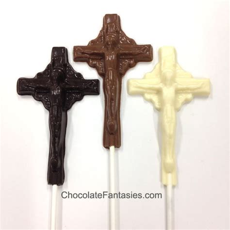 Chocolate Crucifix Cross Religious Chocolates by IslandGirlGourmet