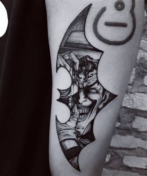 Joker Damaged Tattoo Transparent - Wiki Tattoo