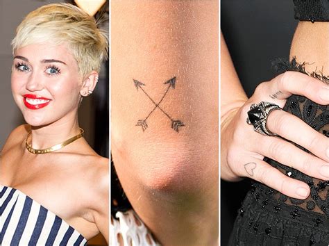 Miley Cyrus’ Tattoos are Proof to Her Bigger than Life Persona « Salon ...