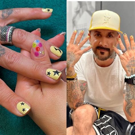 AJ McClean, of Backstreet Boys & Julie Kandalec- MENICURE Nail Trends ...