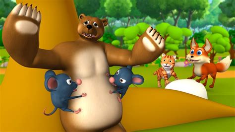 Lesson to Bear भालू को सबक कहानी Bhalu ko Sabak 3D Animated Hindi Moral ...