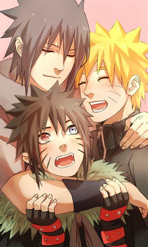 Sasuke,Naruto and Menma Together | Naruto, Foto, Sims