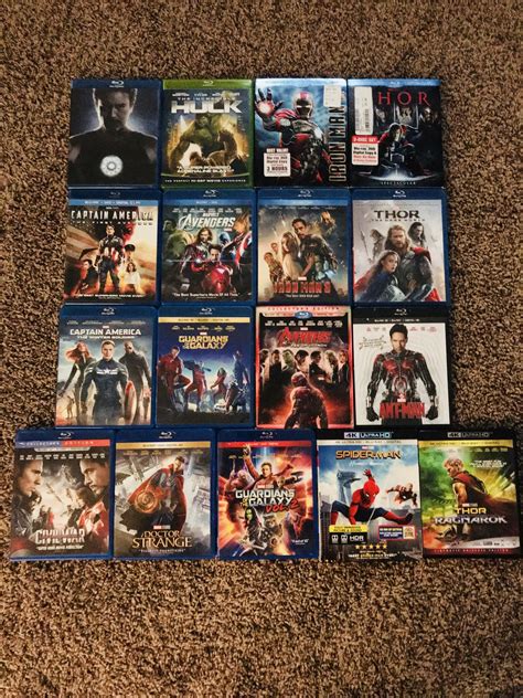 Marvel Cinematic Universe : r/dvdcollection