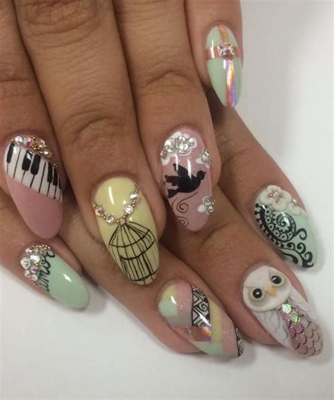 3+ Retro Nail Art Designs - Can vip