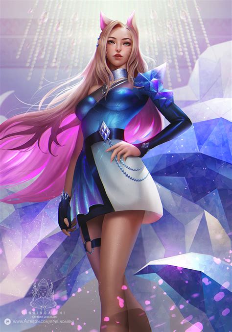 KDA ALL OUT Ahri by RinRinDaishi on DeviantArt