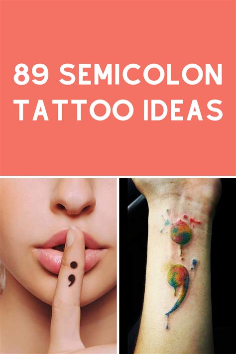 89 Semicolon Tattoo Ideas That Are Beautifully Done - Tattoo Glee