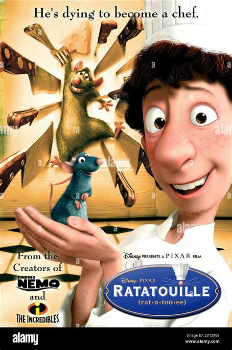 REMY, LINGUINI POSTER, RATATOUILLE, 2007 Stock Photo - Alamy