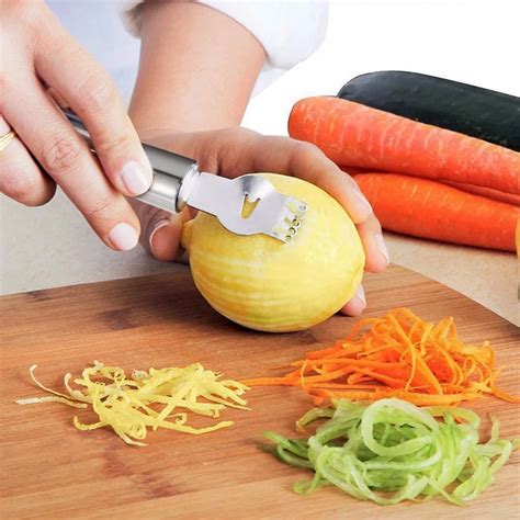 Creative-Lemon-Zester-Grater-Fruit-Tools-Stainless-Steel-Long-Orange ...