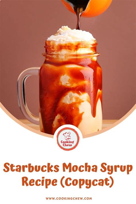 Starbucks Mocha Syrup Recipe (Copycat) | Recipe | Mocha coffee syrup ...