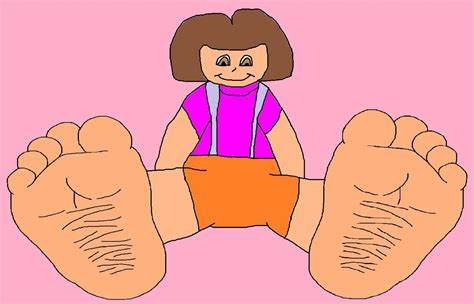 Dora's Bare Feet Tease by JohnHall2019 on DeviantArt