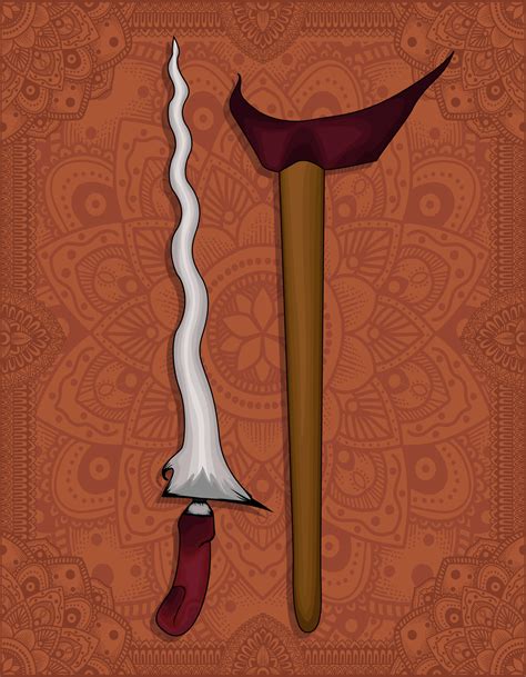 illustration vector javanese keris weapon on mandala background 4725069 ...