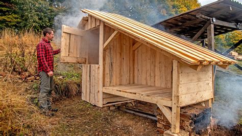 HOW TO BUILD A SMOKEHOUSE - Start to Finish Timelapse - YouTube