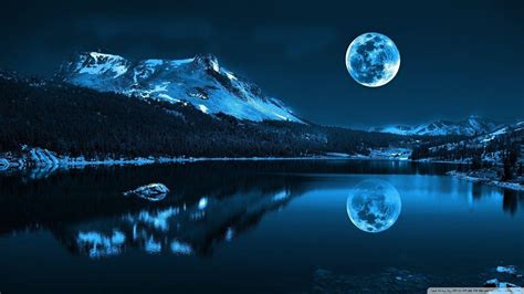 Moon Night Wallpapers - Top Free Moon Night Backgrounds - WallpaperAccess